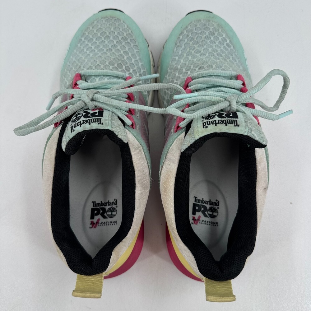Timberland Pro Work Shoes Day One Radius WOMENS Multicolor Lace Up Comp Toe 8.5 - Picture 13 of 15